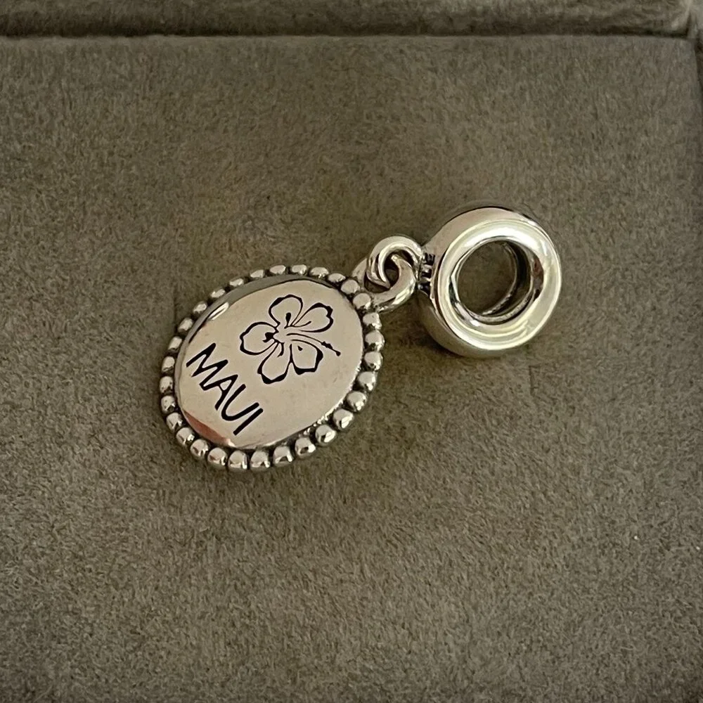 Pandora Maui Limited Flowers Charm Pendant - Picture 3 of 4